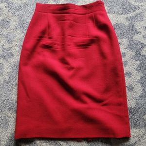 Jones New York Petite Red Pencil Skirt